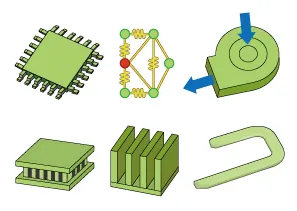 Model bagian elektronik